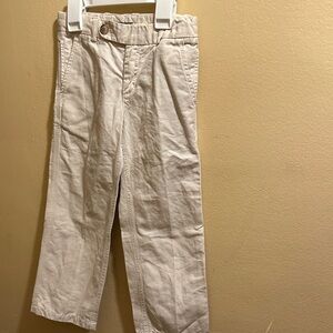 Bonpoint Cream Casual Kids Trousers
